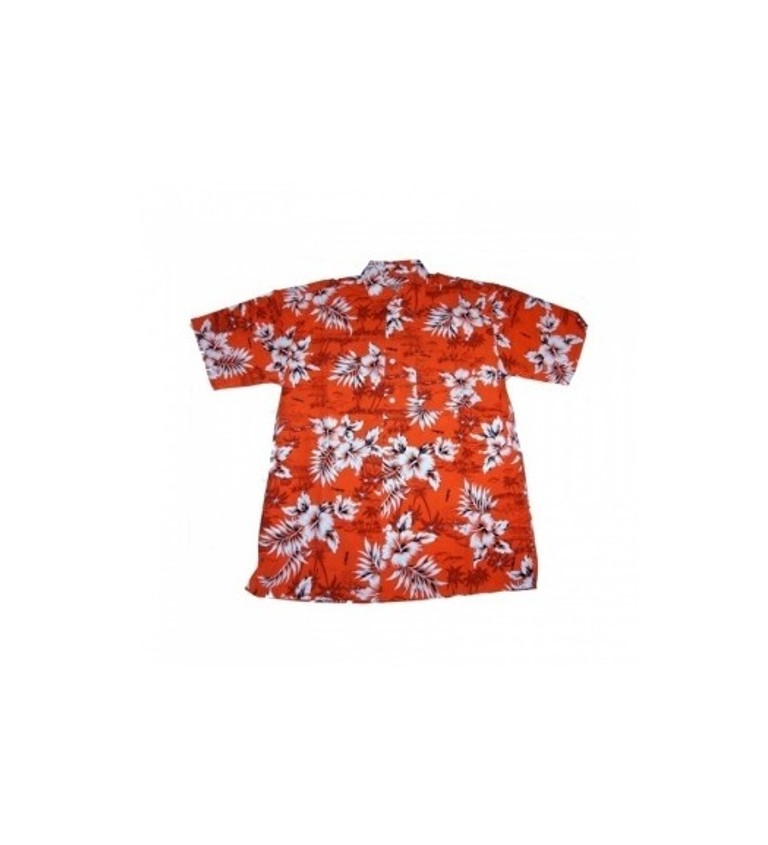 Havajská košile v oranžové barvě