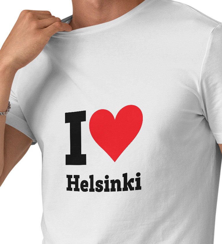 Pánské triko - I love Helsinki