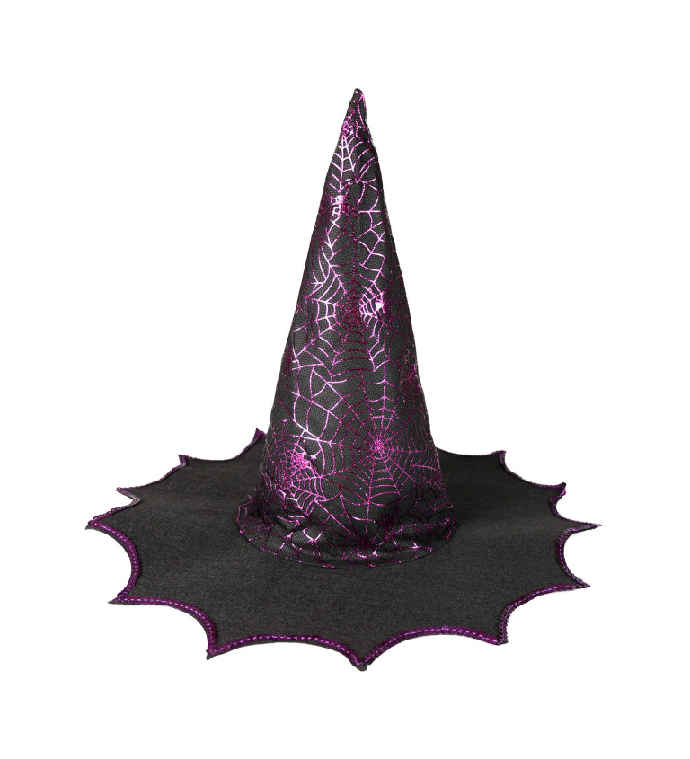 Čarodějnice - fialový klobouk