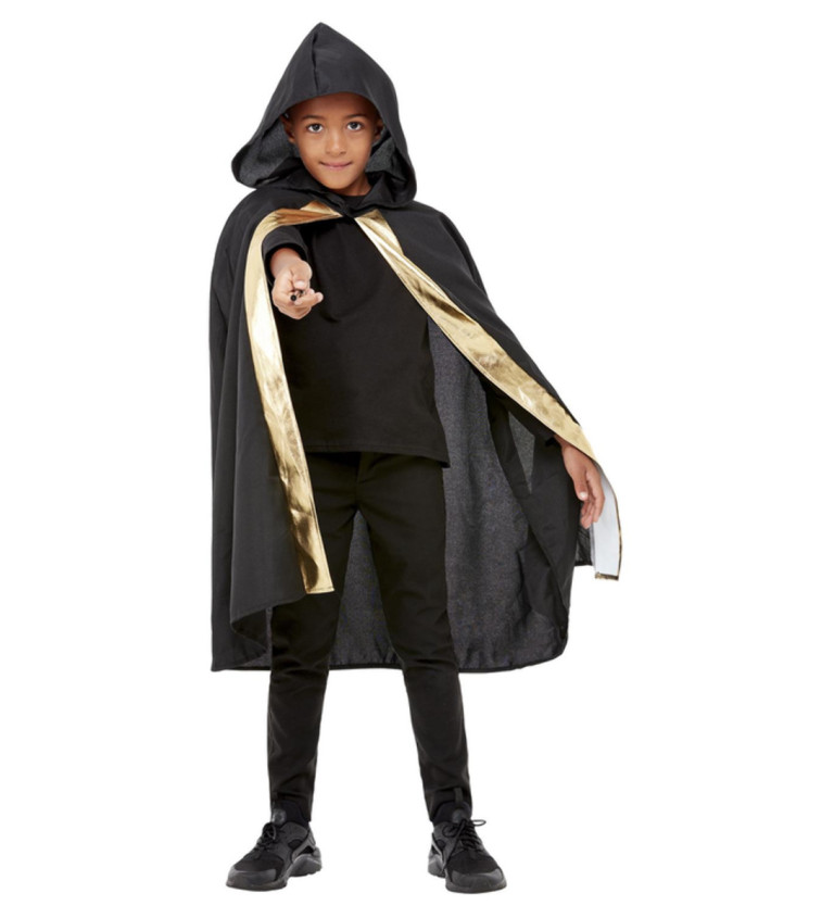 Čarodějnický plášť s kapucí - dětský