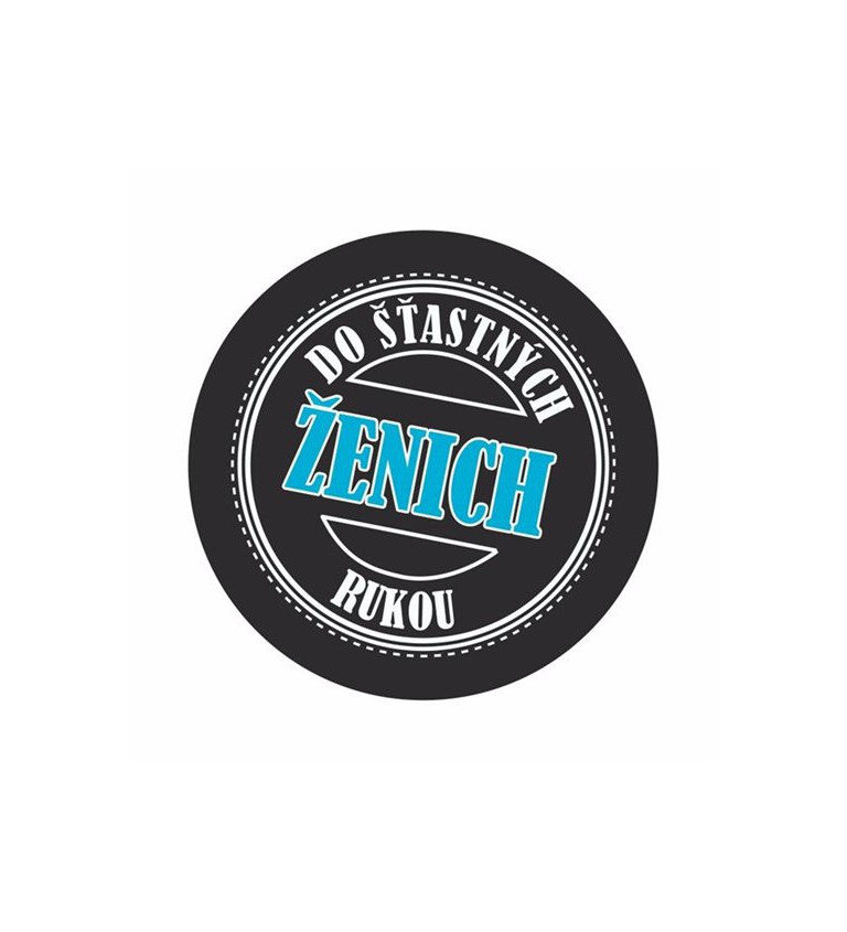 Rozlučková placka ženich